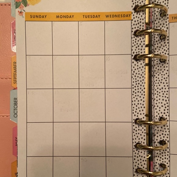 Agenda 52, 12 - month planner insert - Picture 6 of 7